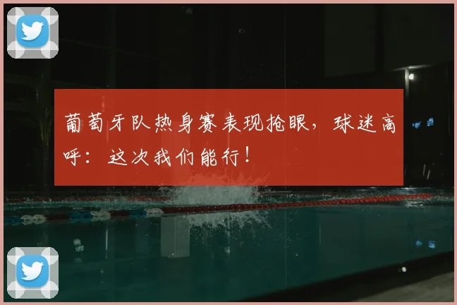 葡萄牙队热身赛表现抢眼，球迷高呼：这次我们能行！