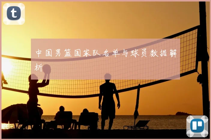 中国男篮国家队名单与球员数据解析